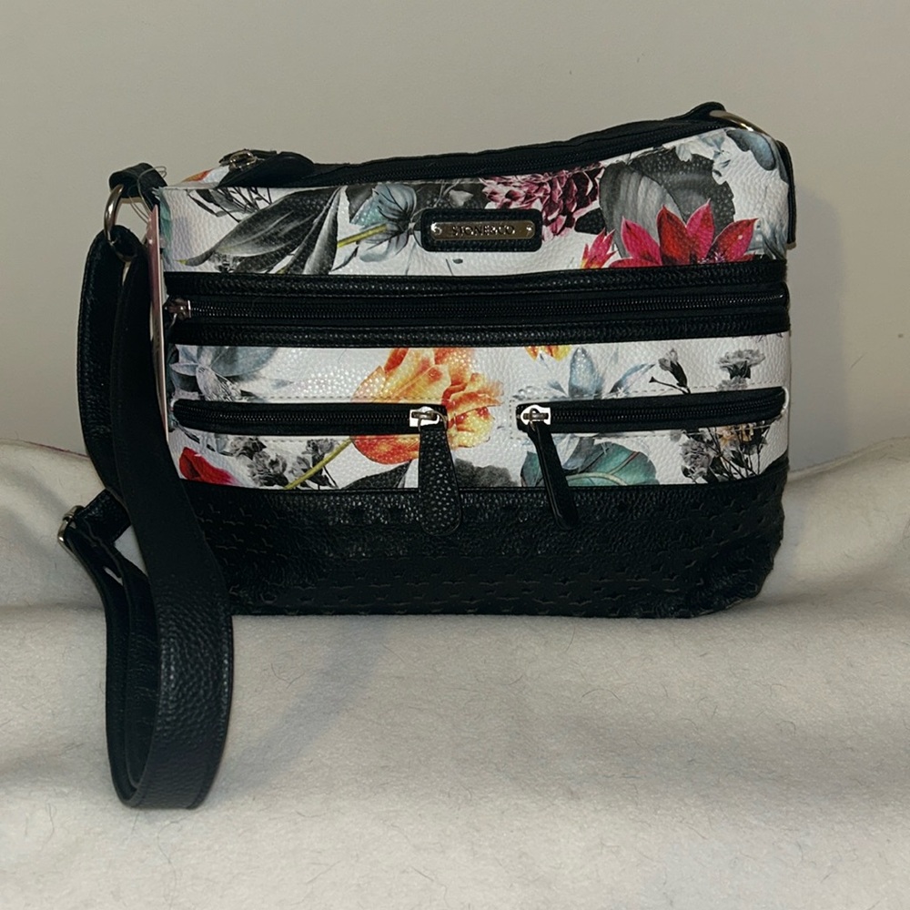 Stone Mountain Leather Floral Purse